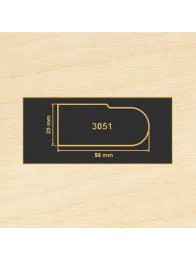 3051 клен танзау накладка МДФ 2800