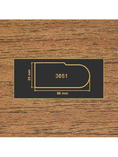 3051 орех лесной  накладка МДФ 2800