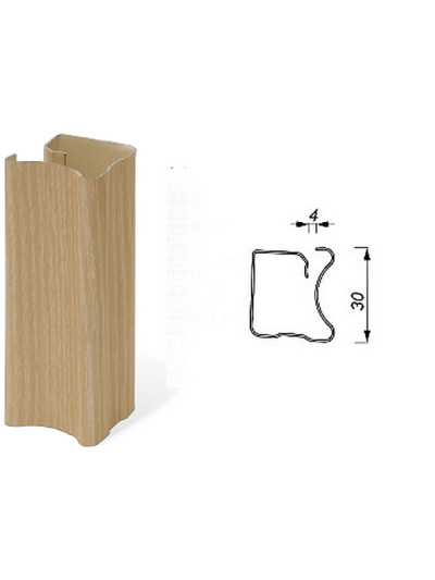 Профиль верт. ЛЮКС 4мм L-2550mm 10-0351 KL Клен, ЦЕНА УКАЗАНА ЗА ШТ.