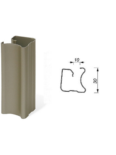 Проф. верт. ЛЮКС 4мм 2750мм 10-0350 MZ Золото мат, ЦЕНА УКАЗАНА ЗА ШТ.