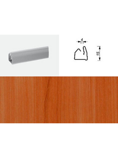 Профиль горизонтальный 10-0440 Вишня 4мм 1800мм, ЦЕНА УКАЗАНА ЗА ШТ.