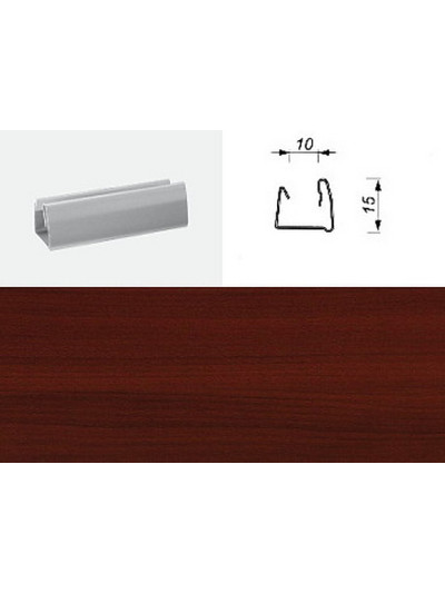 Профиль горизонтальный 10-0410 Махонь 10мм 1800мм, ЦЕНА УКАЗАНА ЗА ШТ.