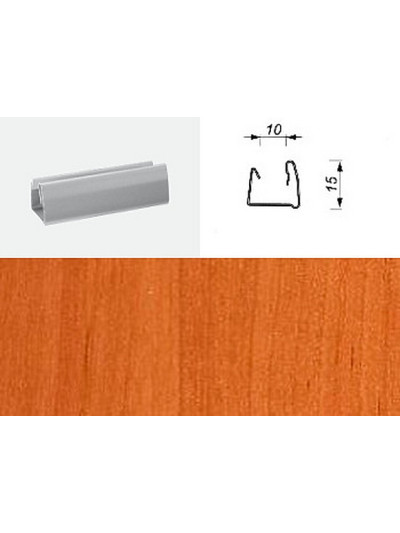 Профиль горизонтальный 10-0410 Ольха 10мм 1800мм, ЦЕНА УКАЗАНА ЗА ШТ.