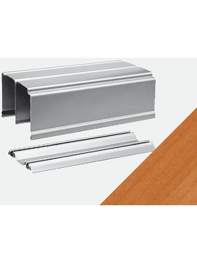 Рельс верхний, нижний, 5.5м Вишня 10 0120WI, ЦЕНА УКАЗАЗА ЗА МЕТР/ПОГ