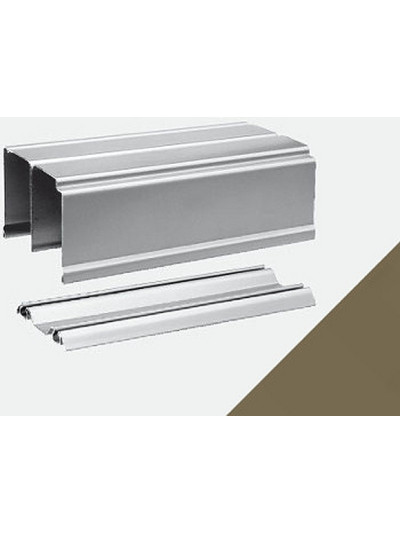 Рельс верхний, нижний, 5.5м Золото мат 10 0120MZ, ЦЕНА УКАЗАНА ЗА МЕТР/ПОГ.