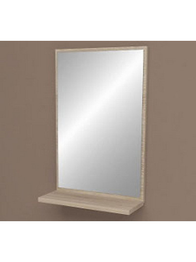 Зеркало с полкой, ДСП, Дуб Сонома