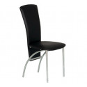 Стул AMELY CHROME V-4 черный