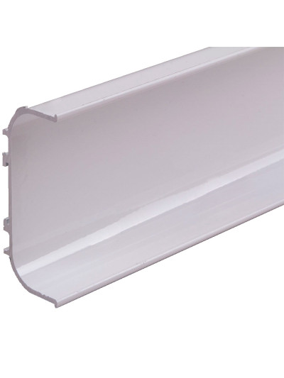 Профиль алюмниевый ФБР C-образный Белый 5950 мм М/П (Под заказ)