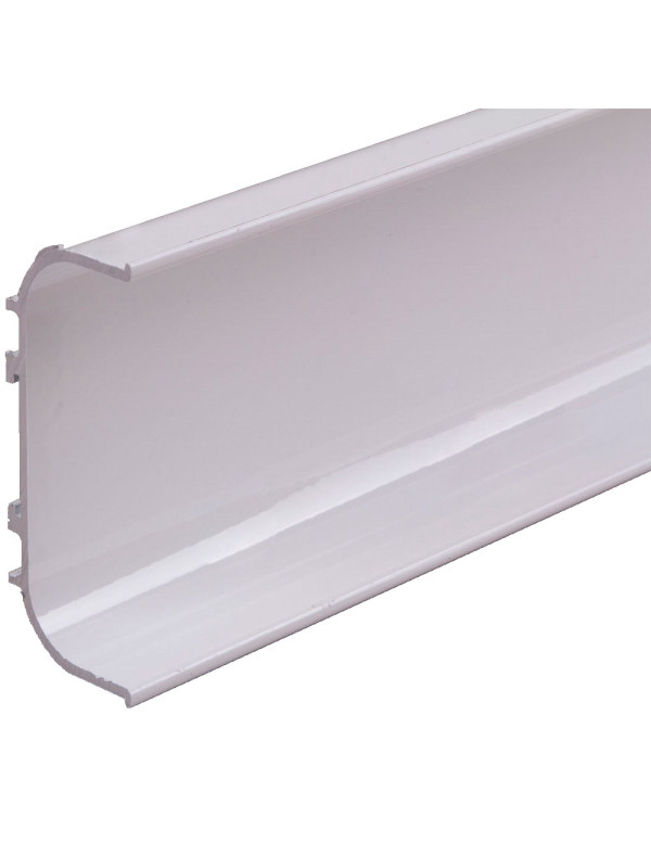 Профиль алюмниевый ФБР C-образный Белый 5950 мм М/П (Под заказ)