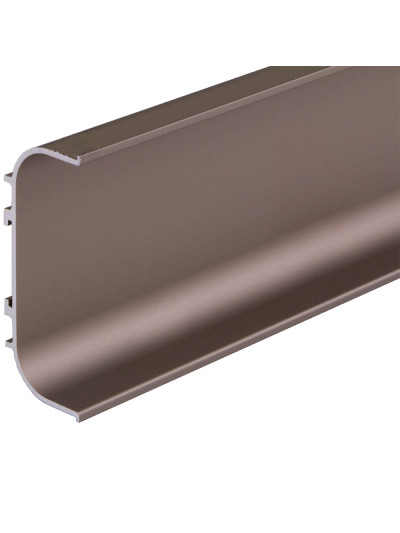 Профиль алюминиевый ФБР C-образный Коньяк 5950 мм М/П (Под заказ)