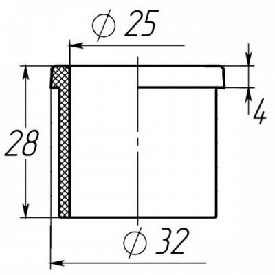 Втулка 32-25-1