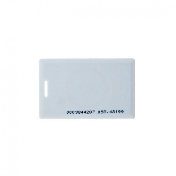 Ключ картка RFID з прорізью EMMARIN товста (125 кГц) MEBTECH - 1