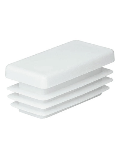 Заглушка прямоугольная внутренняя 25x50 мм белая  - 1