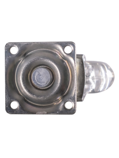 Ролик D-50 мм полиуретановой с пластиной  - 1 2