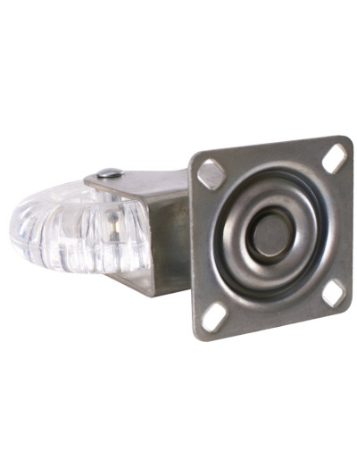 Ролик поліуретановий D75 з пластиною  - 1 2