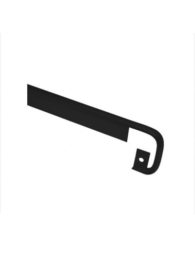 Планка з`єднувальна пряма для стільниці 38мм R6 Чорна