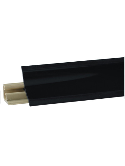 Кухонний плінтус для стільниці 3000 мм Thermoplast Чорний 117 THERMOPLAST - 1