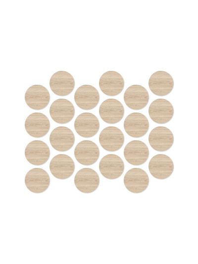 Заглушка к минификсу самоклеющаяся 20 мм Дуб Арканзас Светлый М-3006  - 1