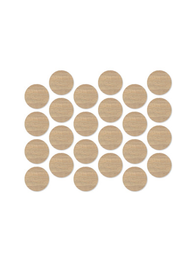 Заглушка к минификсу самоклеющаяся 20 мм Дуб Античный Светлый М-0286  - 1