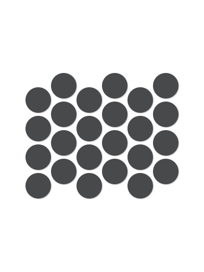 Заглушка к минификсу самоклеющаяся 20мм Антрацит К-1616  - 1