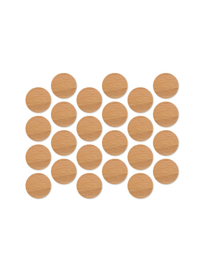 Заглушка к минификсу самоклеющаяся 20мм Бук 7011  - 1