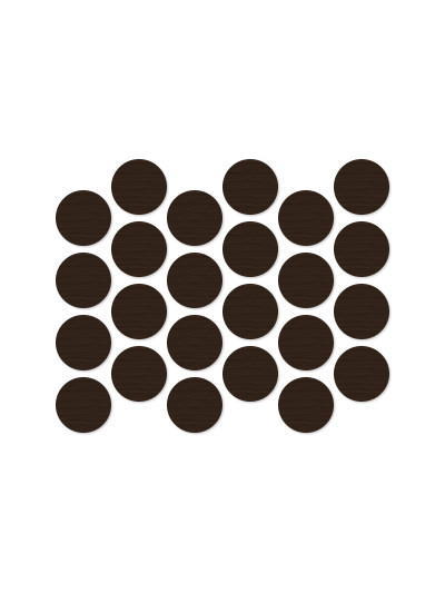 Заглушка до мініфіксу самоклеюча 20мм Венге 7104  - 1