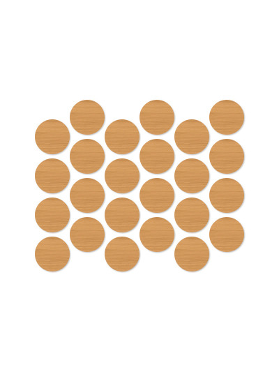 Заглушка к минификсу самоклеющаяся 20мм Ольха 7043  - 1