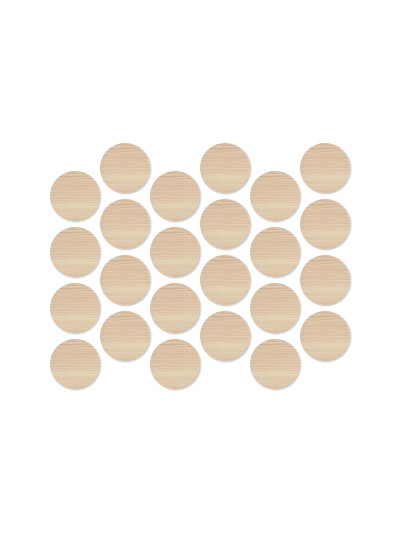 Заглушка к конфирмату самоклеющаяся Ясень Лион 40шт К-1298  - 1