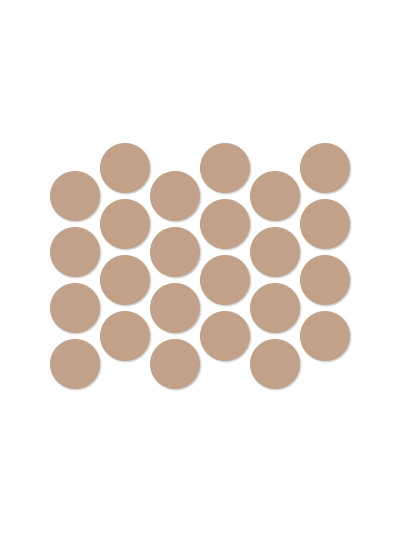 Заглушка к конфирмату самоклеющаяся Маккиато 50шт К-2222  - 1