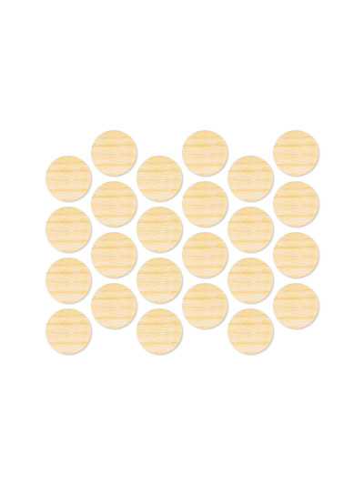 Заглушка конфирмат самоклеющаяся 50шт Клен А-7071  - 1