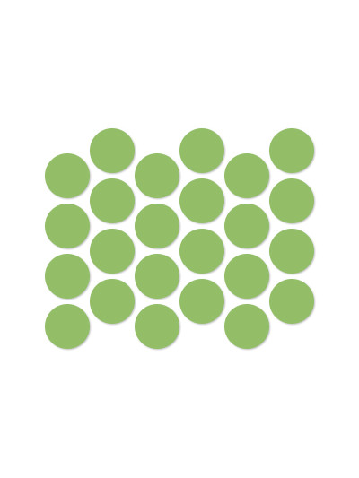 Заглушка конфирмат самоклеющаяся 50шт Зеленая вода А-6262  - 1