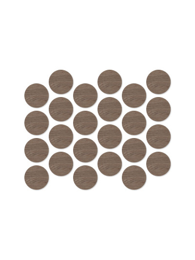 Заглушка конфирмат самоклеющаяся 50шт Шато перламутр 0283  - 1