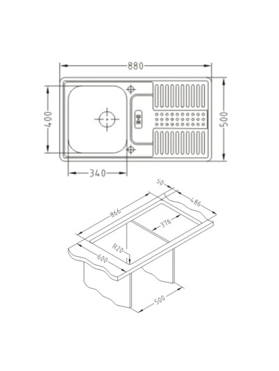 Мойка Альвеус PIXEL 30 Словения Распродажа 2