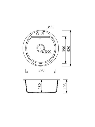Мойка Marmorin Duro 130.803.001 2