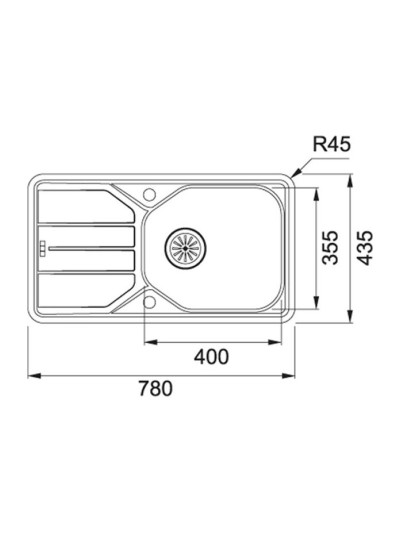 Мойка Franke GLN 611 без сифона (распродажа) 2