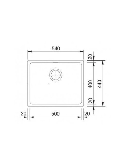Мойка Franke KBG 110-50 (82) 125.0023.811 Сахара FRANKE - 1 2