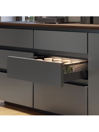 Профиль алюм. GTV VELLO C-обр. с подсветкой Черный 3000 мм GTV - 1 2