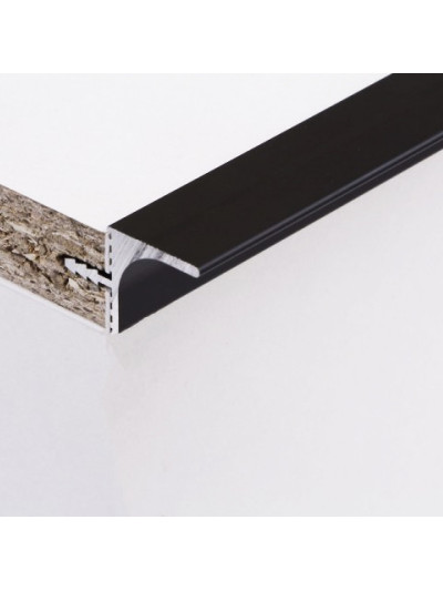 Профиль ФБР верхний модуль 5950 мм Черный (кратно 0,5м) 2