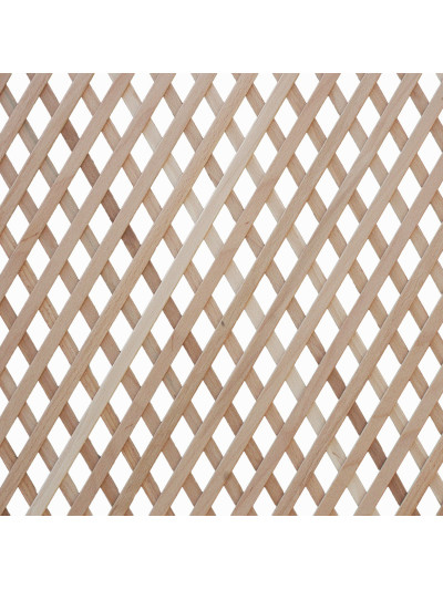 Решетка деревянная 620x1200 БУК, 4R ячейка ромб (15x15 мм)  - 1