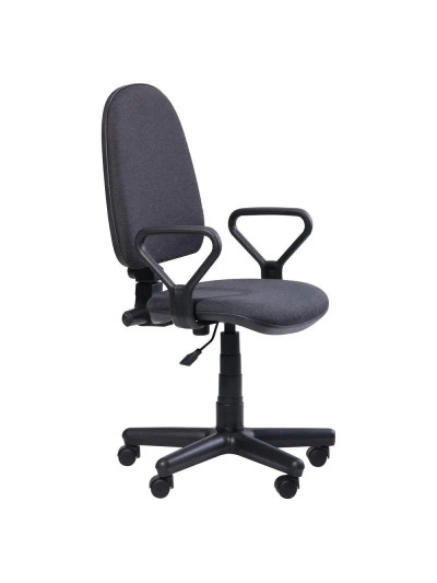 Крісло Нептун/АМФ-1 А-02 Чорно-Сіре 45