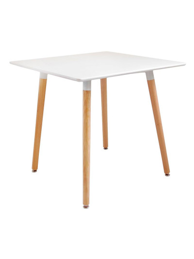 Стол обеденный Socrates Белый 800х800 MebTech - 1 2