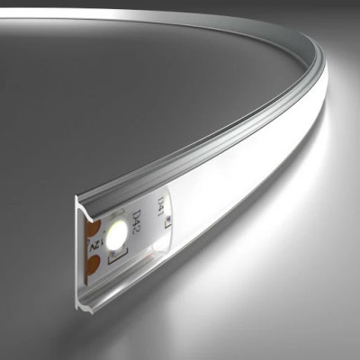Профіль LED гнучкий алюмінієвий з розсіювачем ЛПФ-5 5х15 2 м MEBTECH - 3