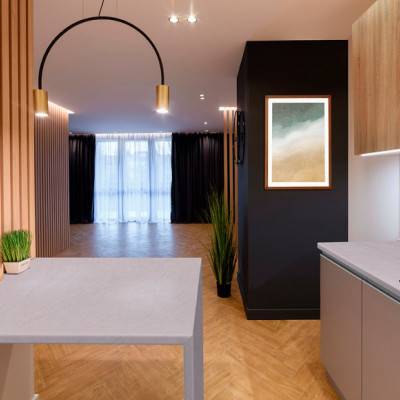Столешница LuxeForm Белый камень S967 1U R3, R6 LuxeForm - 3