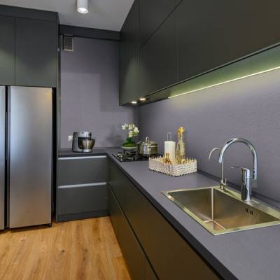 Столешница LuxeForm Сталь L2107 1U R3, R6 LuxeForm - 3
