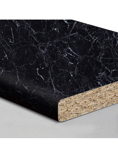 Столешница LuxeForm Черный Мрамор L014 1U R3, R6 LuxeForm - 1 2