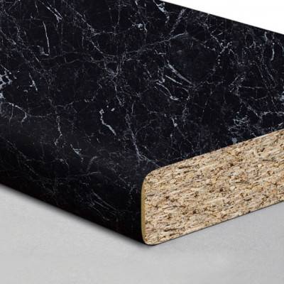 Столешница LuxeForm Черный Мрамор L014 1U R3, R6 LuxeForm - 7