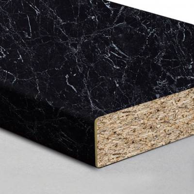 Столешница LuxeForm Черный Мрамор L014 1U R3, R6 LuxeForm - 9