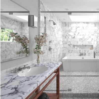 Столешница LuxeForm Крестолая Бьянка L139 1U R3, R6 LuxeForm - 3