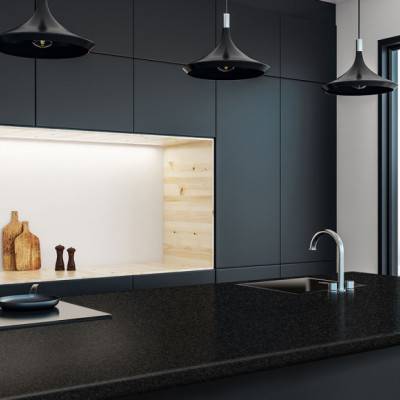 Столешница LuxeForm Гранит Антрацит W9215 1U R6 LuxeForm - 3