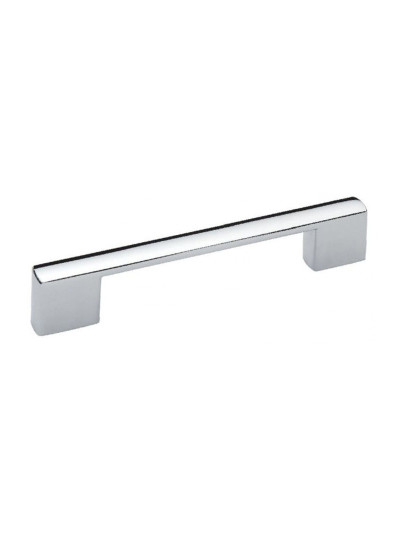 Ручка меблева рейлінгова 96-128 мм BERGAMA Хром 5152-06 MEBTECH - 1